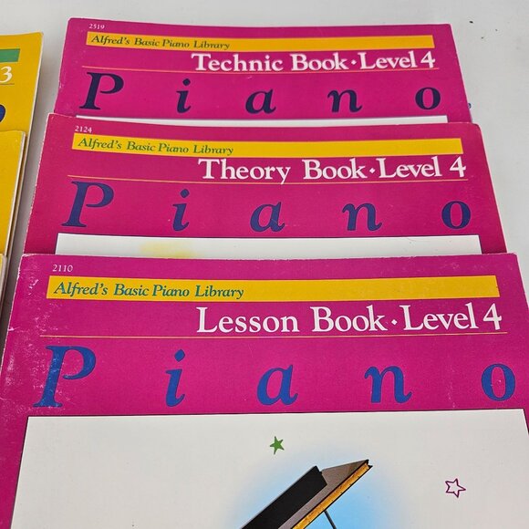 Piano Lesson Education Level 3 4 Sheet Music Books Intermed Theory Technic Lot 6 - Picture 3 of 9